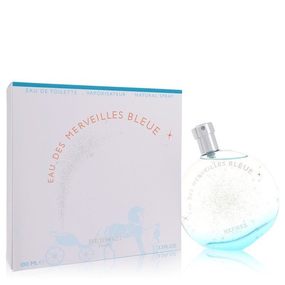 Eau des Merveilles Bleue by Hermes Eau De Toilette Spray 3.4 oz - Picture 1 of 1